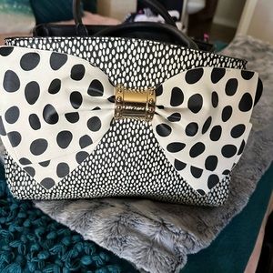 Betsey Johnson ECU big bow purse